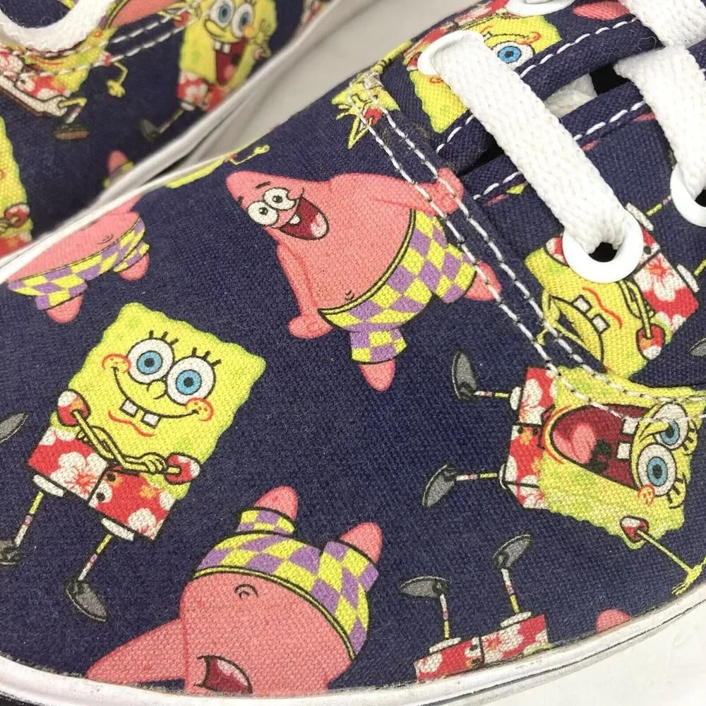 VANS SpongeBob SquarePants x ComfyCush Authentic Aloha Bob-Men's 11-Blue-Patrick